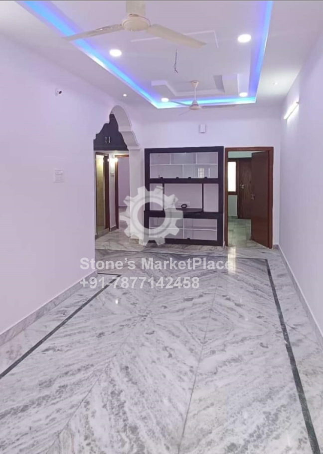 agaria white marble flooring