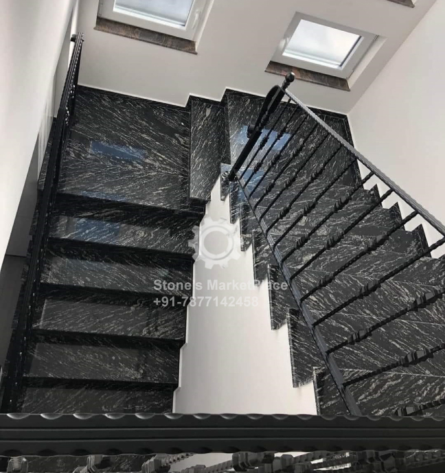 markino black granite flooring