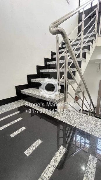 p white granite flooring